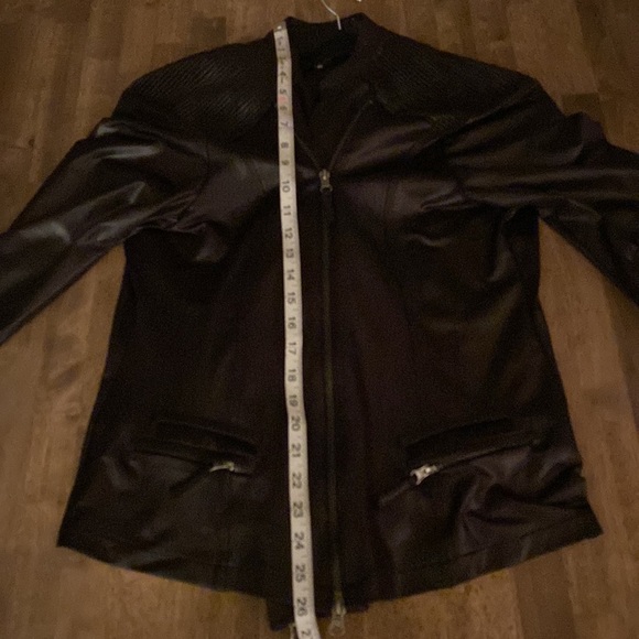 VENTO milano high end Italian top designer black bomber jacket - Picture 16 of 16